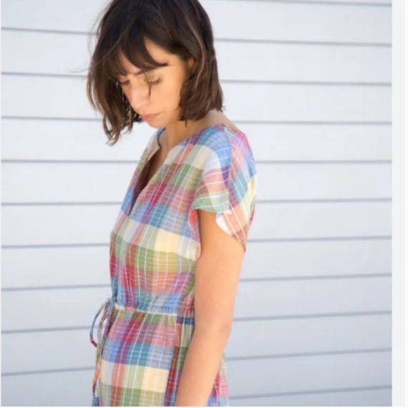 Ace & Jig Madras Suit Up Jumpsuit Size Small - Picture 3 of 15